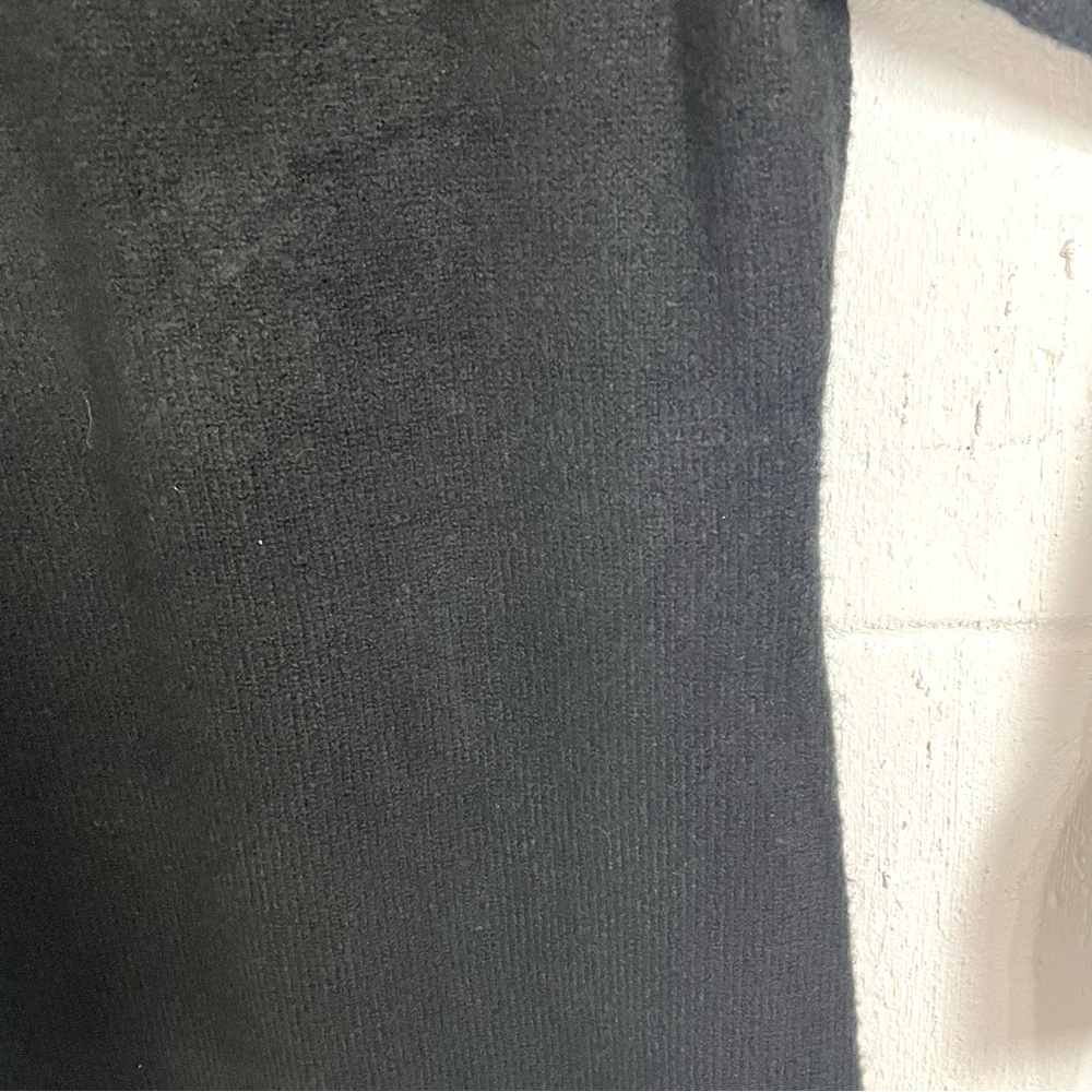 Talbots NWT Long Sleeve Beaded Black Sweater Dress Cable Knit Midi Classic L - Picture 9 of 15